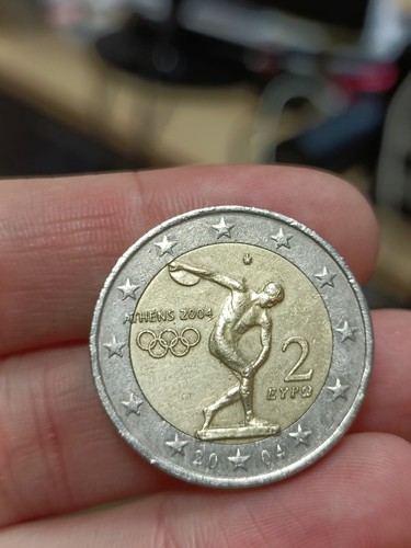 Moneta euro rara - da, 2