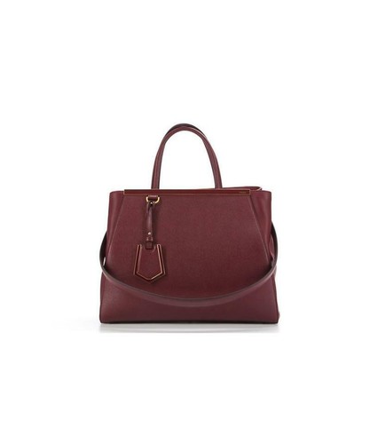 Fendi pelle bordeaux giorni - pelle,
