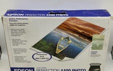 Epson Perfection 4490 cavo alimentazione scanner piano foto USB USATO