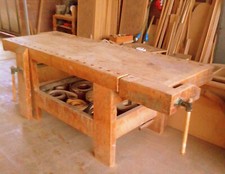 Tavolo da falegname a 4 morse