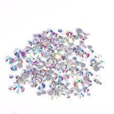1000 Strass Cristallo Argento