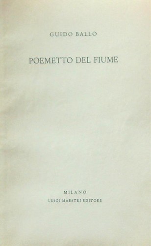 Poemetto del fiume ballo - fiume,