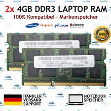 8 GB (2x 4 GB) SO-DIMM