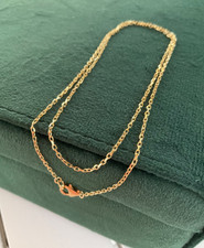 Collana catena vero oro 18