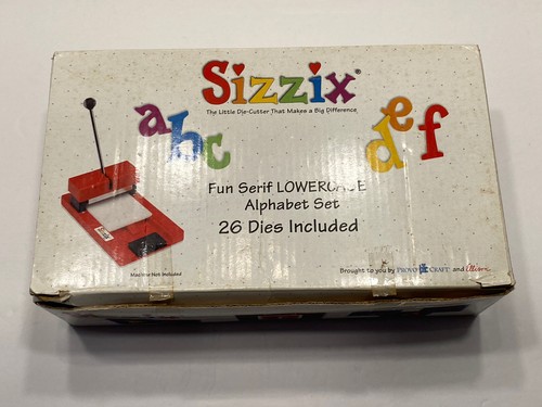 Sizzix fun serif alfabeto - sizzix,