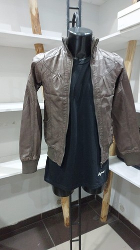 Okay faux leather - leather, jacket