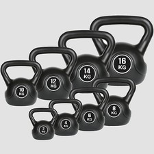 KETTLEBELL PESI PER FITNESS ALLENAMENTO MANUBRI PESO PALLA 2 4 6 8 10 12 16 KG