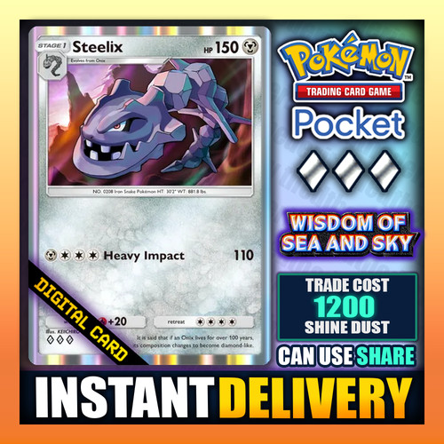 Pokemon tcg pocket steelix - -,