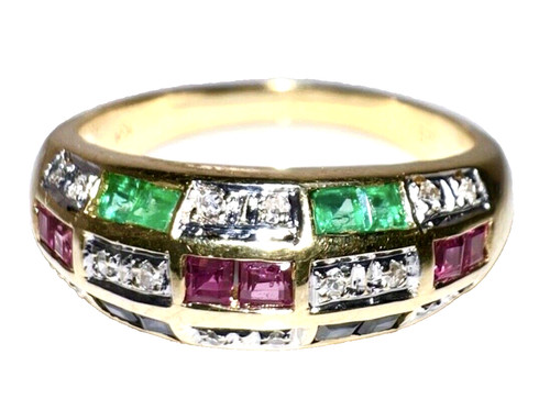 Anello oro 585 - 0,16, ct