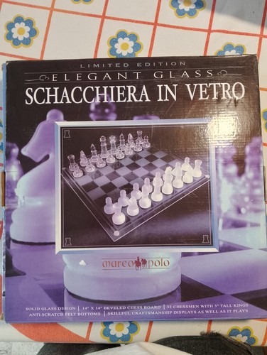 Scacchiera vetro limited - scacchiera,