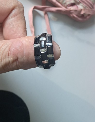 Anello vintage argento onice - vintage,