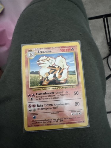 Pokémon tcg arcanine base - tcg, set