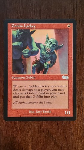 Goblin lackey urza saga - urza's,
