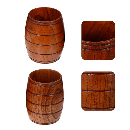 2pcs tazza legno birra - 2pcs,