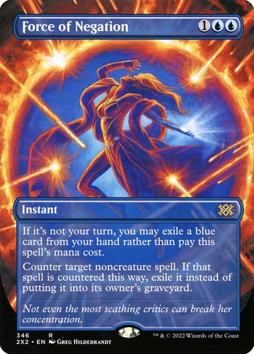 Mtg foil force of - force, negation