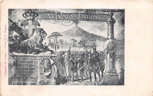 Cartolina reggimentale - cartolina,