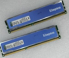 Kingston 2 x 4 GB DDR3 1600 MHz desktop DIMM RAM Hyperx BLU KHX1600C9D3B1K2/8GX