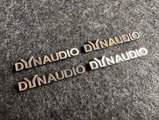 4 adesivi per altoparlanti Dynaudio sticker audio - alluminio 