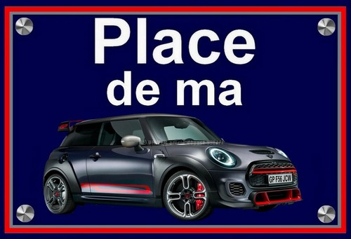 Plaque place ma mini - place, de