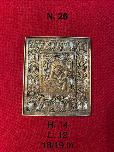 Icona russa bronzo - in,