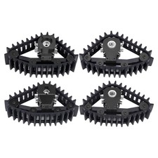 4 pezzi piste da neve pneumatici ruota per 1/18 Traxxas TRX4M RC cingolato auto aggiornamento ricambi