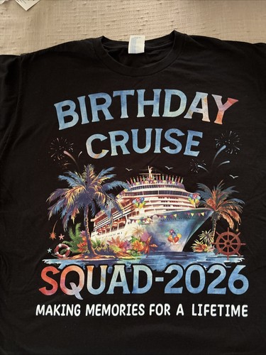 Shirt crociera compleanno - t-shirt,