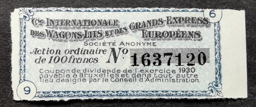 100 franc dividend - 100,