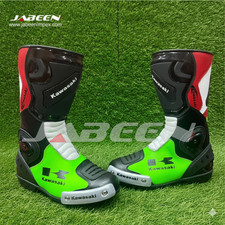 Scarpe da corsa moto in pelle
