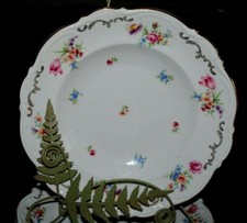 VINTAGE MITTERTEICH BAVARIA ROSELLA LOTTO 6 ZUPPA COUPE BOWL FLOREALE ORO MEISSEN