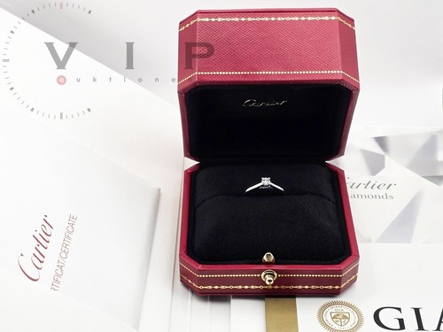 Anello solitario cartier 1895 - solitario,