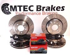 BMW E46 Cabina 330Cd 330Ci 00-07 Forati Scanalati Ant. Post. Dischi Freno Mintex