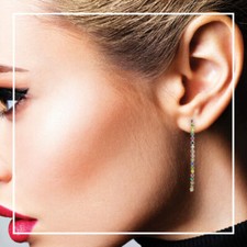 Orecchini tennis lunghi da