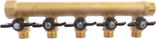 Collettore ottone con - di,