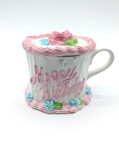 Tazza torta floreale buon