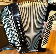 Fisarmonica cromatica Excelsior (a bottoni) 120 bassi  appena revisionata