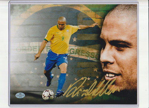 Ronaldo nazario autografo - ronaldo,