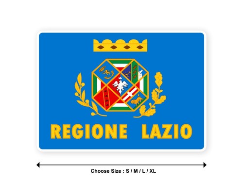 Adesivo bandiera italia - adesivo, lazio