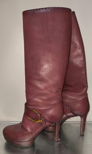 Stivali gucci pelle con - stivali,