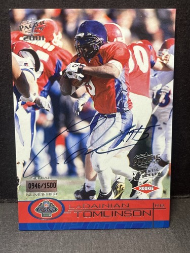 Ladainian tomlinson auto - ladainian,