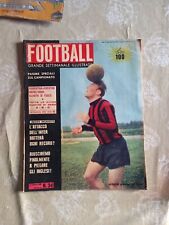 RIVISTA FOOTBALL CALCIO 1960 N. 34 COVER MILAN ALTAFINI