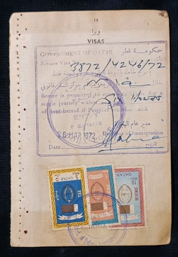 Qatar primi francobolli