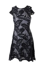 Abito In Pizzo Nero E Bianco