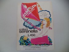 advertising Pubblicità 1972 CALZE COLLANT OMSA