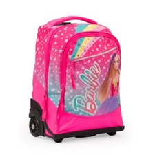 Zaino scuola trolley Barbie