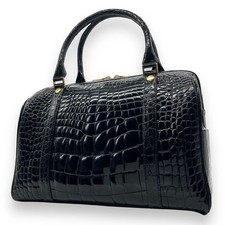 Borsa Boston vera coccodrillo