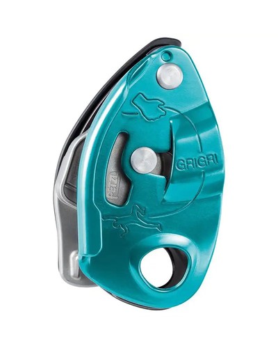 Petzl grigri assicuratore blu - petzl, assicuratore,