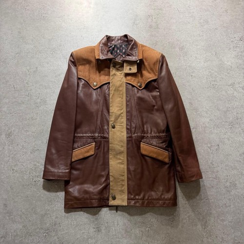 Giacca vintage vera pelle uomo