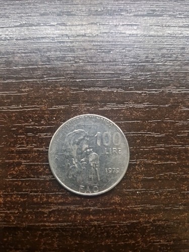 Moneta 100 lire 1979 fao - 100,