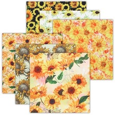 Tessuto in calicò girasole 6