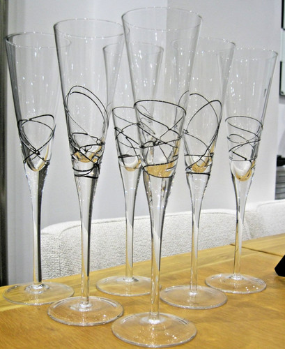 Set flauti champagne - flauti, alti
